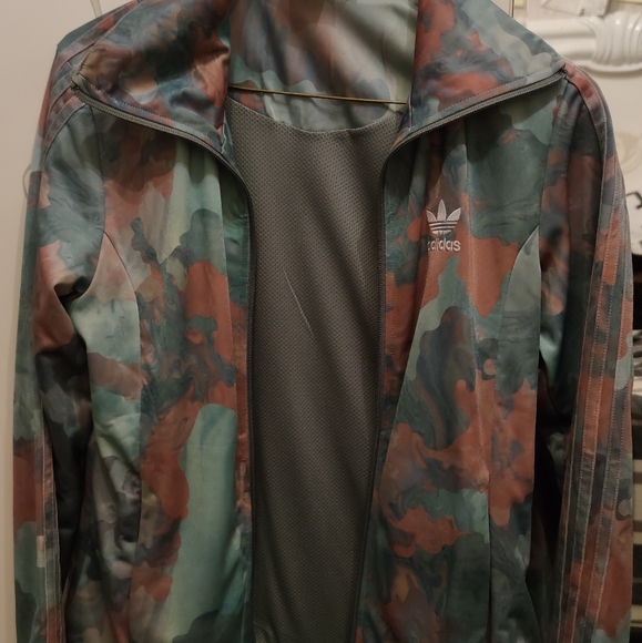 Adidas Pastel Swirls Track Jacket Sz S - Picture 8 of 12